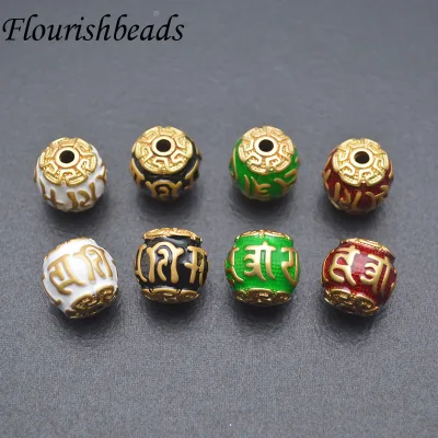 New Style Good Quality Buddhism Buddha Head Shape Gold Plating Color Loose Beads for Jewelry Necklace Bracelet Making