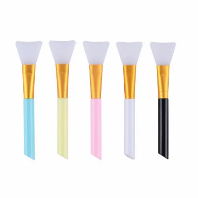 Wholesale Custom Logo Soft Silicone Face Mask Brush DIY Makeup Tools Facial Mud Mask Applicator Brush