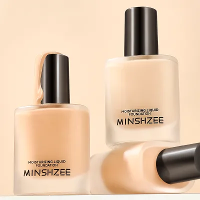 MINSHZEE High-Coverage Skin-Fusion Longwear Non-Caking Cream Skin Foundation OEM/Private Label Factory Direct Cross-border