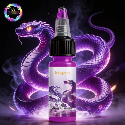 Halloween Cosplay Use 15ml 8 Colors Fluorescent UV Tattoo Ink Temporary Airbrush Tattoo Pigment