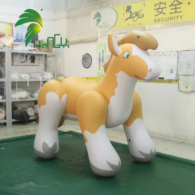 Custom Inflatable Hopper Toy Horse Squeaky Inflatable Horse With Sph Inflatable Bouncing Horse for Adults