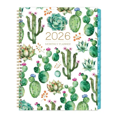 Premium Eco Friendly Monthly Planner with Customizable Notes and Durable Paper Cover