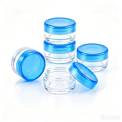 3g 5g Round-Bottom Cosmetic Cream Jars Mini Sample Containers for Eye Cream Skincare