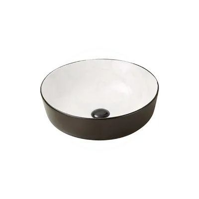 High Temp Fired Color Glazed Art Basin Anti-Stain Sanitary Ware Hans Wash Basin