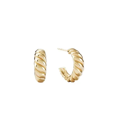 Sterling Silver 925 Jewellery Big Hoop Earrings M*issoma/Monica Manufacturer Custom Inspired Branded Gold Plated Jewelry