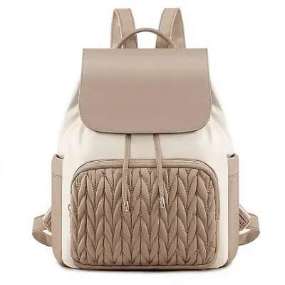 Cross-border Best-selling Womens commuter Backpack Oxford Cloth Zipper Polyester Stylish Trendy Premium Feel Large-capacity