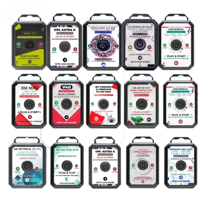 Plug and Play Car Steering Lock Emulator ESL ELV with Lock Sound Support PSA/CH/JEP/VLV/DOG Etc Vehicles
