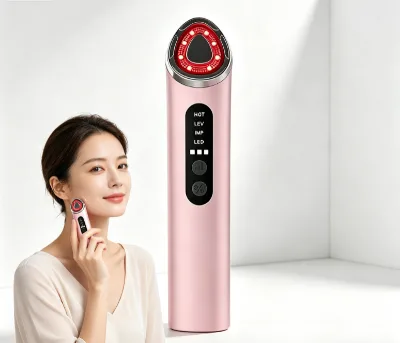 2026 Upgraded Red Light Warm-injection Eye Massager for Facial Essence Infusion to Eliminate Wrinkles