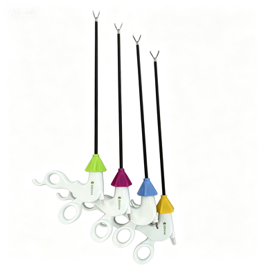 CE Approved Disposable Curved Endoscopic Dissector Single Use Minimally Invasive Tissue Dissector Instrument