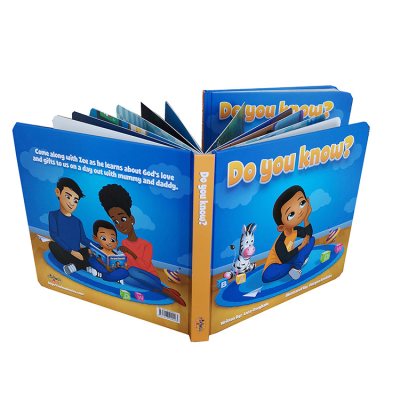 Hardcover Kids Learning Children Story Book Reading Exercise Book Custom Color Busy Book Printing Service and Printer