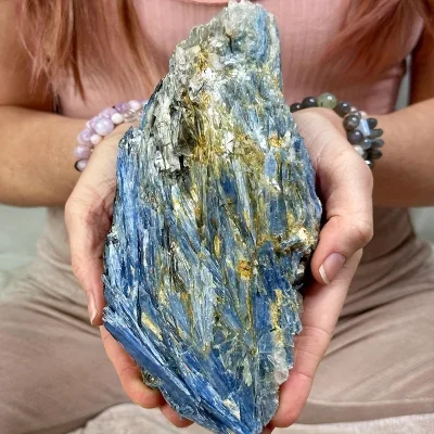 400-600g natural irregular mineral Rocks and Crystals specimen Decorations Fossile Gifts Kyanite Mineral Specimen Raw Stone