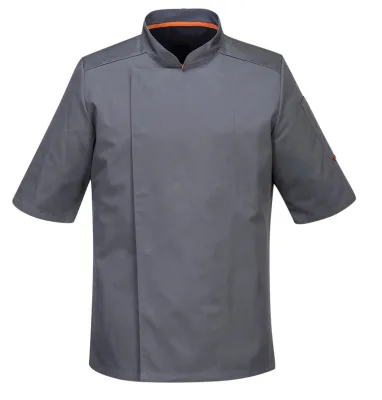 New Chef Jacket Summer Chef Uniform Shirt Restaurant Food Service Hotel Chef Mesh Back Cool Blouse Unisex Customized Color