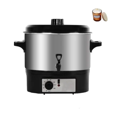 Electric Single Knob Wax Melter for Candle Making with Plastic Lid