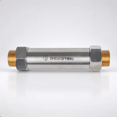 Electricity Free Salt-Free Inline Water Descaler for Household Use Main Line and Water Heater 8.8 GPM Copper Connector