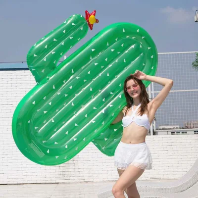 New Design Cactus Inflatable Float Customized Size Color Inflatable Floats for Pool Fast Delivery Swimming Inflatable Floats
