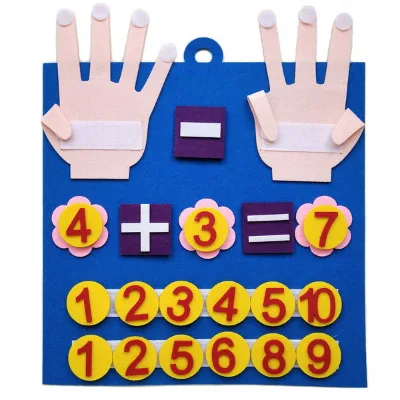 Dollartoys Intelligent Kindergarten Math Manipulatives Preschool Addition and Subtraction Games with Free Shipping