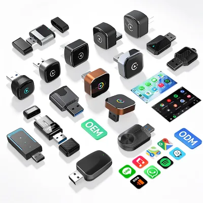 Upgraded Online Mini Ultra Compact Wireless CarPlay Dongle Convert Wired to Wireless Fast Stable Wifi6 Ai Box Usb Car Plaltra