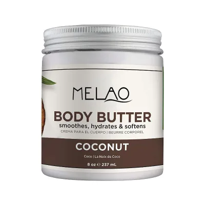 Wholesale Natural Private Label Moisturizing Whipped Body Butter Lotion Skin Whitening Body Cream Coconut Body Butter