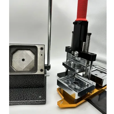 Hot Sales 63.5*63.5mm Manual Fridge Magnet Making Machine Magnetic Square Magnets Fridge Bearing Core Components 1 Year Warranty