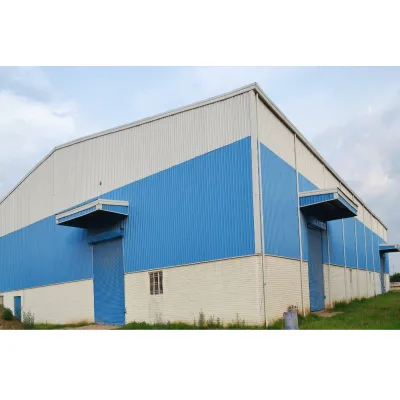 Professional Factory China Design Construction Foshan Price Industrial Steel Structure Workshop Sandwich Panel Anti-corrosion