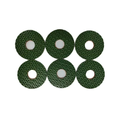 Daofeng 100mm 125mm Honeycomb Green Abrasive Polishing Pads OEM/ODM/OBM for European Market