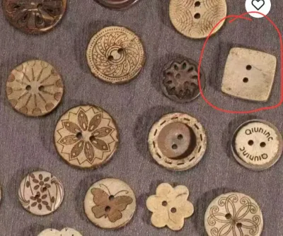 Eco-friendly Coconut Shell Buttons Polished Coconut Wood for Shirts 2-Holes and 4-Holes Options
