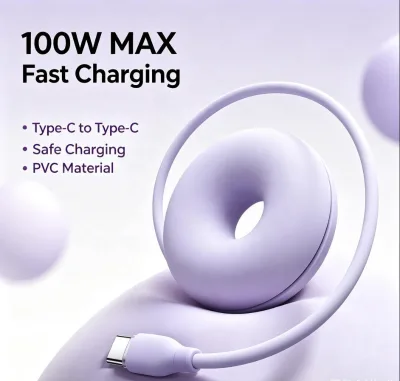 Wholesale 100W MAX USB c to Type-C FastCharge Cable Safe Data Transfer Wire Support PD3.0PPS QC3.0 for Phone Tablet Accessories