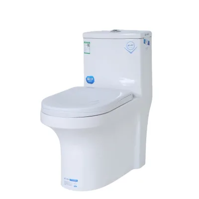 Modern Dual-Flush Ceramic Sanitary Ware Wholesale One Piece WC Toilets Siphon Flushing Toilet Bowl Bathroom WC Ceramic One Piece