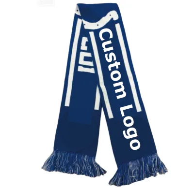Personalized Custom Knitted Scarf Football Club Fan Scarf Jacquard Knitted Scarf