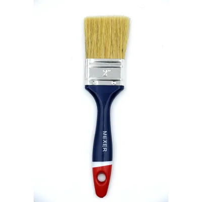 Hot Selling Custom Logo Wood Handle Oil Paint Brush Durable Bristle Cleaning Wall Paint Brush