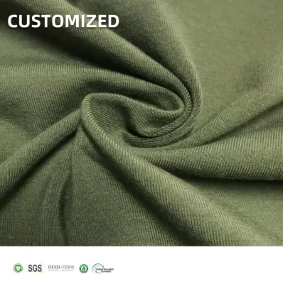 Eco-friendly Stock Roll Stretch Organic Bamboo Jersey Knit Fabric for Activewear