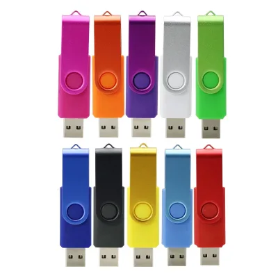 2 in 1 Swivel Photo Stick Type C OTG USB 3.0 Memory Phone Flash Drive External Pendrives 64GB 128GB for Android Phones Tablets