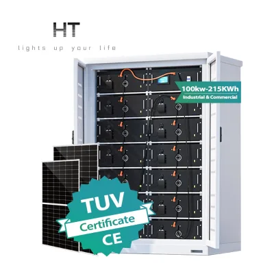 HT Commercial and Industrial Solar Outdoor Cabinet Solutions 30kw 50kw 100kw 200kw Hybrid Inverter and Commercial Batt