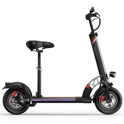 Fast Delivery Cheap Price 48V500W Dual Disc Brake Suspension Fork 10inch Big Tire Foldable E Scooter Electric Scooter With Seat