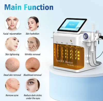 Portable Jet Peel Oxygen Facial Hydradermabrasion Blackhead Remover Facial Beauty Equipment Oxygen Jet