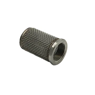 CNC Machining Stainless Steel Fabrication Hot-melt Glue System Perforated Tube Cartridge Short Filter