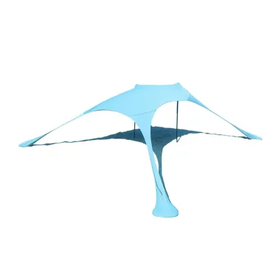 Portable Easy Pop up Beach Stretch Fabric Sun Shade Tent Canopy Sunshade Simple Tent Sunshade Easy to Carry