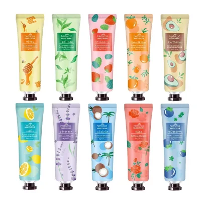 Custom logo Hyaluronic Acid Retinol Hand and Nail Cream Moisturizing Extract Brightening Hydrating Vitamin E Hand Cream Lotion