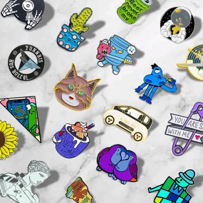 Best Selling Custom Custom Badge Pin Durable Button Badge Material Embroidery Patch for Fashion Design