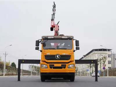 Shanqi Heavy Duty 6X4 10 Wheels China Tow Truck 5-section Boom Heavy-duty Wrecker with Crane