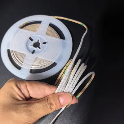 Fast Delivery Ultra Narrow 5/12/24V Flexible Tape Self Adhesive COB LED Strip Light Decoration