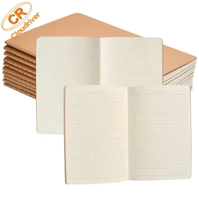 Sew Stitched Binding A4/A5 Kraft Paper Notebook Custom Logo School Office Journal Notepad Eco Friendly Daily Use Promotion 40
