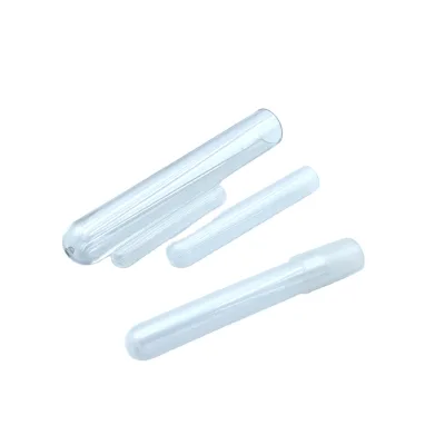 Laboratory PS/PP/PC Transparent Round Bottom No Cap 12x75 16x100 25x150mm 5ml 10ml Customized Logo Plastic for Tube