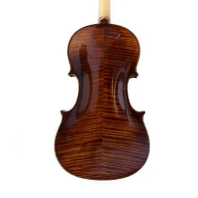 Dark Brown Patterned Violin 4/4 3/4 1/4 Sizes for Beginners & Players High-Quality String Instrument for Practice & Performance