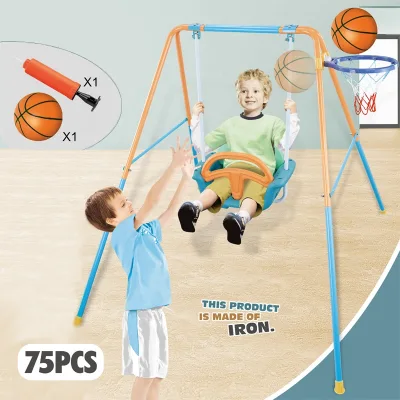 HUADA High Quality Children Indoor Basketball Stand Toy Kids Outdoor Swing Chair for Baby