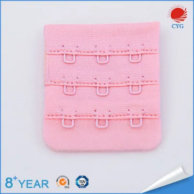 Manufacturer 3 X 3 Nylon Coated Bra Hook and Eye Tape for Women Underwear Professional Factory