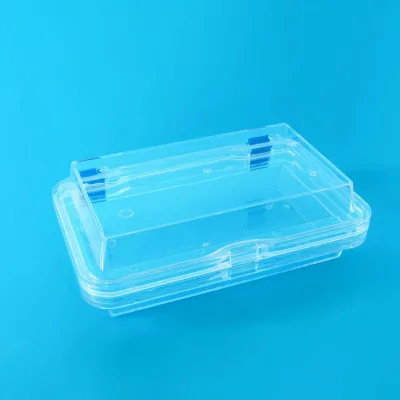 Decare Portable Dental Crown Denture Clear Film Membrane Tooth Box Lab Plastic Accessories CE Certificate Plastic Cover Dental