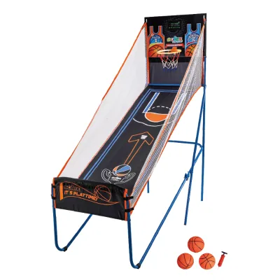 Home Leisure Steel Frame Game Room Arcade With LED Scoring Basketball Game