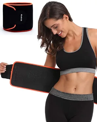 Tummy Control Sweat Girdle Compression Double Belt Corset Belt Waist Trainer Reflective Waist Trainer Logo