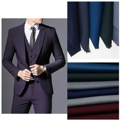 TR 038 Twill Woven Dyed Stretch Fabric for Men & Women Garment Use